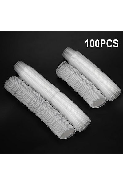 Choice Clear 100pcs/300pcs Chutney Chili Sauce Cups Plastic Clear Food Small Sauce Container Box With Lids