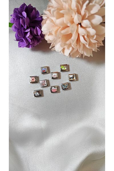 ITALIAN Sweet Italian Charm with Animal Pattern