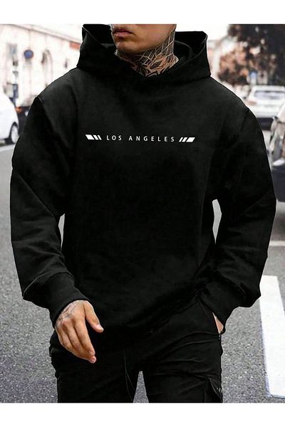 Moda Glo Γραπτό φούτερ Unisex Λος Άντζελες