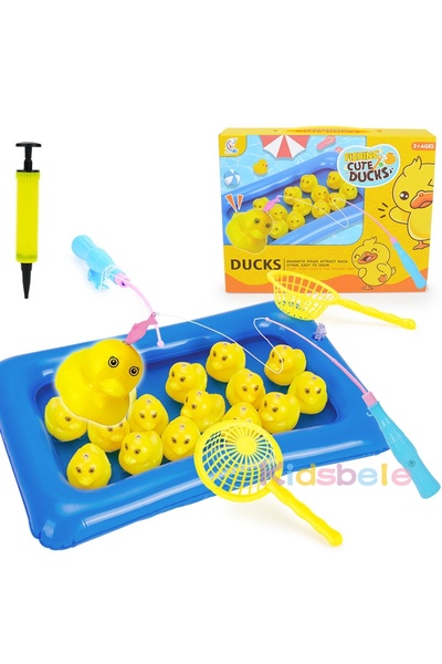 Choice مجموعة كاملة من ألعاب صيد البط للأطفال، لعبة عائمة مغناطيسية، بركة قاب...