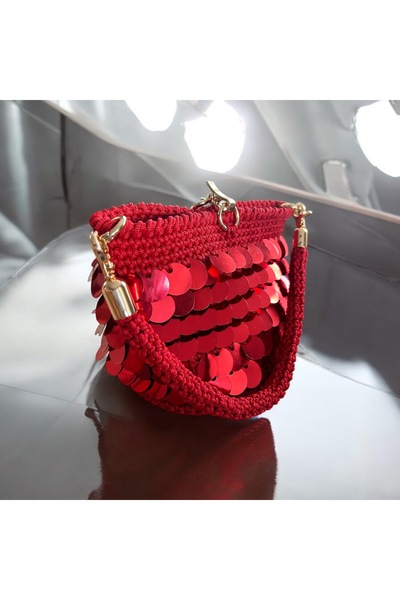 SassyBags Kadın pullu el çantası