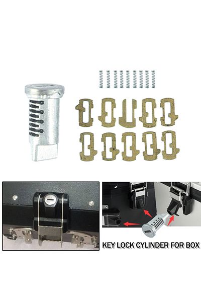 Choice Motorcycle Lock Cylinder Aluminum Core Plug Top Case Box Saddlebag Trunk Key Cylinders For BMW R1...