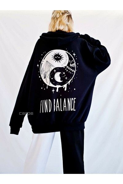 Moda Glo Hanorac Blackjackwear Yingyang