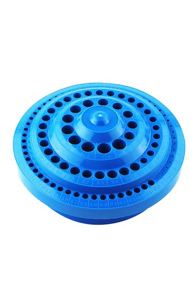 Choice 1pcs Drill Bit Storage Case Stand Round Shape Hard Plastic Container Household Tool