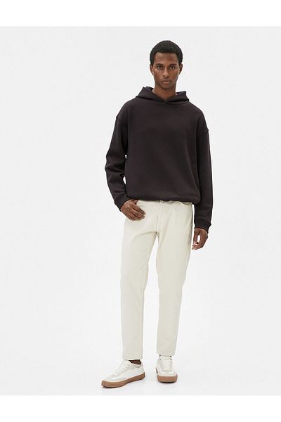 Koton Basic Oversize Mikina Gather s dlouhým rukávem