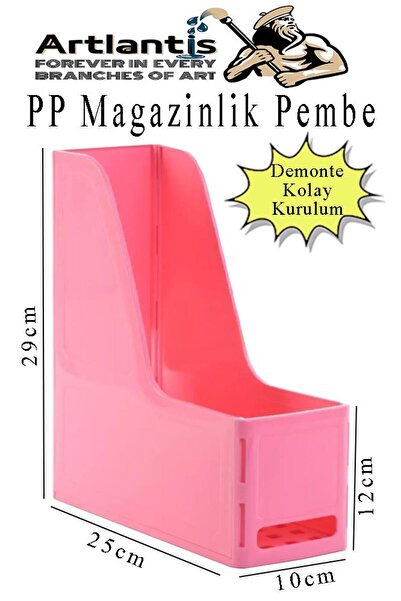 Artlantis Demonte Plastik Magazinlik 1 Adet Plastik Kutu Klasörü Magazinlik A...