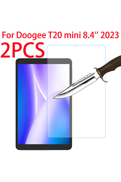 Choice قطعتان من واقي شاشة زجاجي مقوى لهاتف دوجي T20 ميني، مقاس 8.4 بوصة، إصدار 2023.