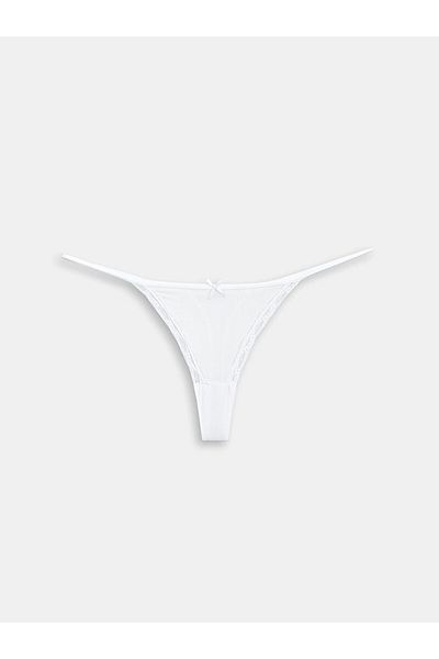 LC Waikiki Lw - Chiloți tanga cu dantelă, pachet de 3