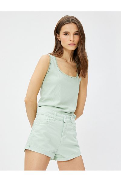 Koton Pocket Detailed Mini Denim Shorts