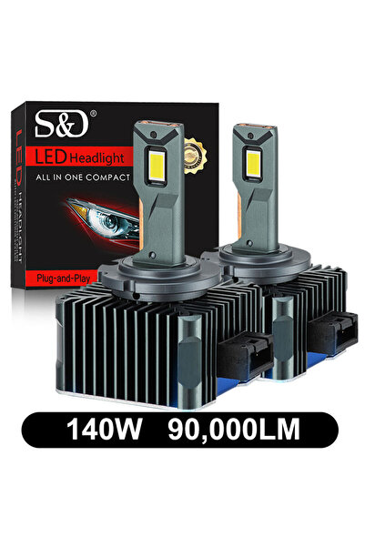 Choice D3S 140 واط 90000 لومن 90000 لومن D3S LED D1S D2S D4S D5S D8S مصابيح أ...