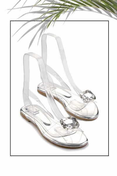 Bambi Lame Mirror Women's Slippers - K 04140025039