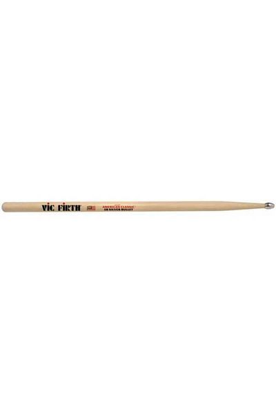 Vicfirth-4c Vicfirth V5bsb 5B Silverbullet Hickory Baguette - 0.595x16mm (PAIR)