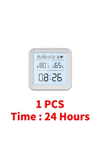 Choice 24 H 1pcs Tuya Wifi Temperature Humidity Sensor Hygrometer Thermometer Smart Home Backlight Smart Li