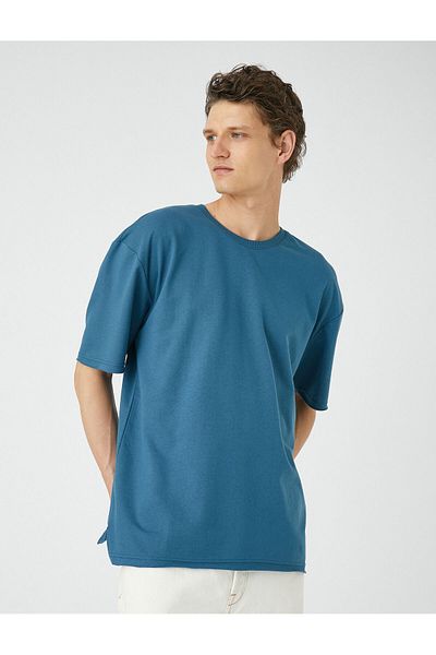Koton Βασικό T-Shirt Crew Neck Βαμβακερό κοντό μανίκι