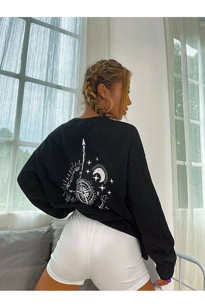 Moda Glo Μπλουζάκι με στάμπα North.