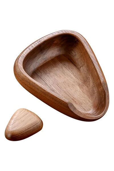 Choice Sapele Wooden Coffee Bean Bowl Solid Wood Coffee Bean Measuring Contai...