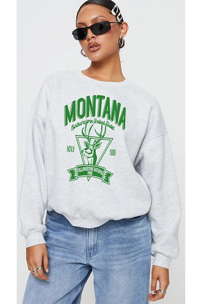 Moda Glo Φούτερ Montana Oversize