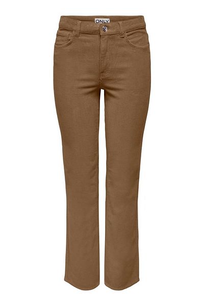 ONLY Onlemily Brown Cc Trousers - Hw Long Str Cord 15278270