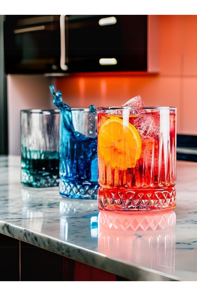 ORTAKÖY CENNETİ 6 أكواب إليسيا للمشروبات الغازية متوسطة الحجم