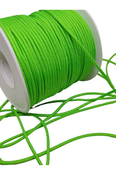 Firebird Takı Aksesuar Ve Kamp Malzemeleri Βραχιόλι Neon Green 1,5 mm Paracord - 45 μέτρα