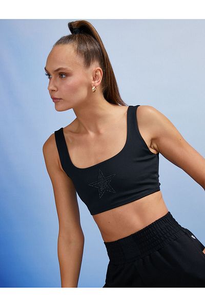 Koton Star Stone Sports Bra