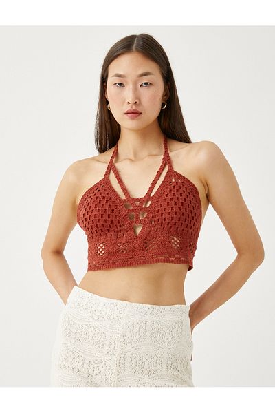 Koton Háčkovaný pletený bustier