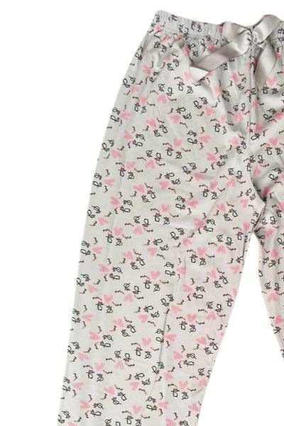 Angoravi Seasonal Viscose Combed Cotton Trousers with Elastic Waist Cream