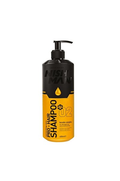NISHMAN Keratin Complex Tuz Ve Parabensiz / Yağlı Saçlara Yönelik / Hacim Özellikli Şampuan 400 Ml