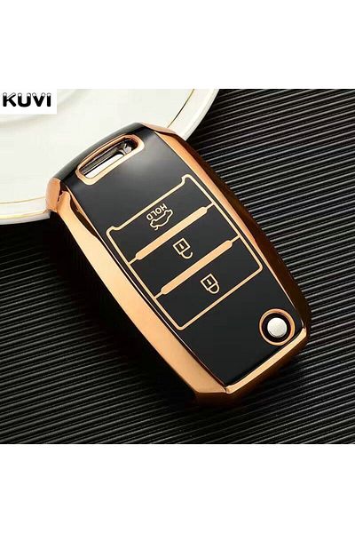 Choice Black Tpu Folding Car Key Cover Protection For Kia Sid Rio Soul Sportage Ceed Sorento Cerato K2 K3 K