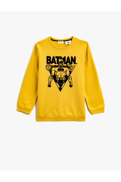 Koton Bluza chłopięca z nadrukiem Batmana z licencją 3wkb10071tk