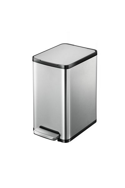 EKO Edison Slim Stainless Steel Step Bin with Soft Close Lid