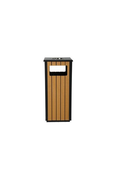 EKO Slats Wooden Trash Can EK9494