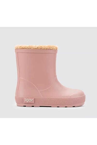 IGOR YOGI BORREGUITO DUSTY PINK Kız Çocuk Kürklü Çizme