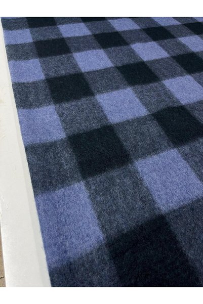 Kumaş sever Wool Plaid Fabric Double Most Meter Goat Wool Pure Wool 1St Class