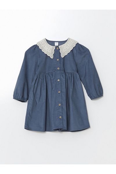 LC Waikiki Lcw Girl's Velvet Dress