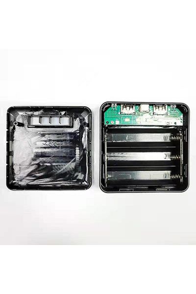 Voktta A 3*18650 Battery Holder Dual Usb Power Bank Battery Box Mobile Phone Charger Diy Shell Case Chargi.