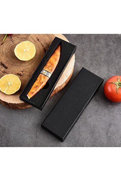 DUTRIEUX سكين منغولية متعددة الوظائف، قطعة واحدة، مصنوعة من ثلاث قطع من الفول...