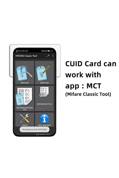 Choice 10pcs Cuid Card 5yoa 5/10pcs Cuid Android App Mct Modify Uid Changeable Nfc 1k S50 13.56mhz Rfid Car