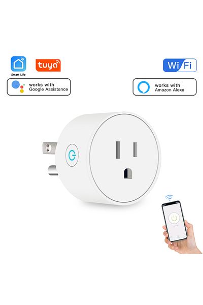 Choice Us Tuya Wifi Smart Plug Usa Socket Wireless Switch Smart Home App Scene Linkage Support Alexa Google