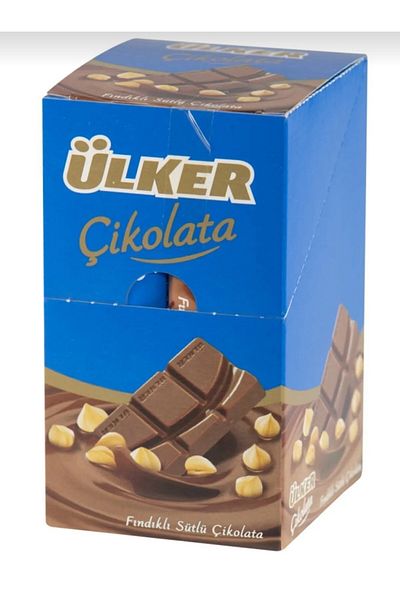 Ülker 12-Piece Pistachio and Dark Chocolate Set - Lots of Milk Chocolates and Hazelnuts