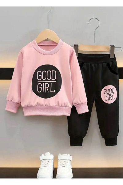 ninita kids Seasonal 3 Thread Non-Raised Girl's Tracksuit Set
