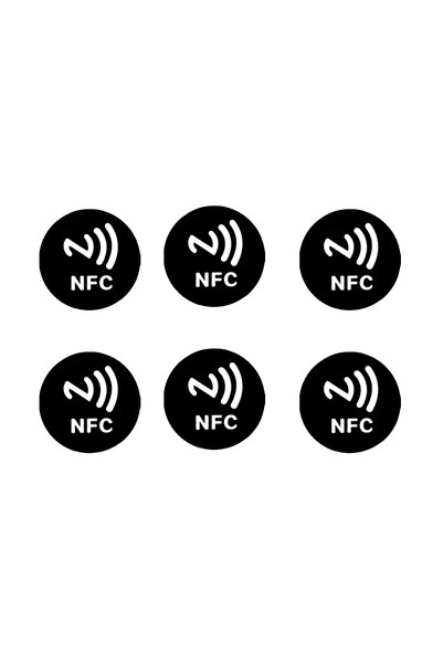 choice2 6 قطع من ملصقات NFC Ntag213 144 بايت بتقنية RFID، بتردد 13.56 ميجاهرت...