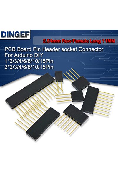 Choice1 10 قطع من موصلات Arduino Shield Sket 2، 1x8P، دبابيس أنثوية طويلة قاب...