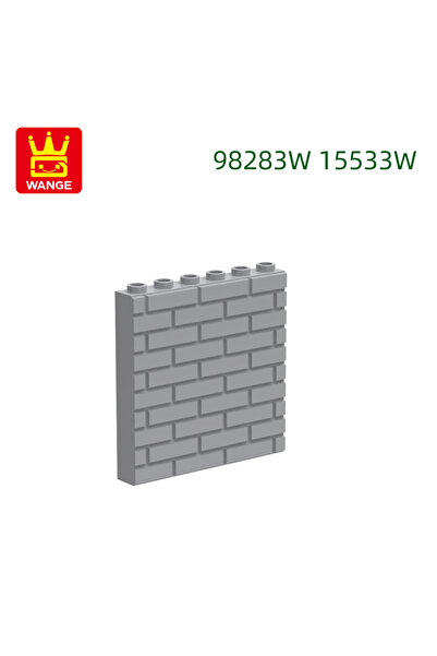 Choice حوالي 19 قطعة 70. رمادي مزرق فاتح 19 قطعة/المجموعة 98283W 15533W 5x6 مكعبات بناء حائط Moc Palace Accesso