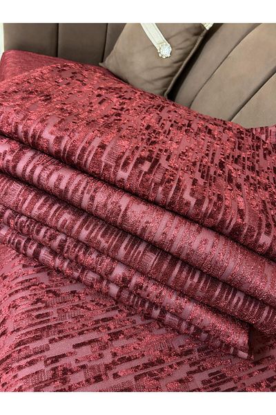 Tekstilsa Sponge Sofa Cover New Fashion Burgundy Color 1Pc Anti-Slip and Anti-Wrinkle Design