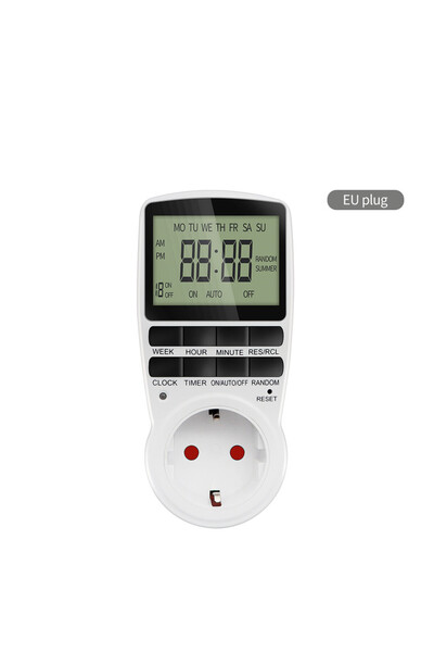 Choice3 مفتاح مؤقت إلكتروني رقمي قابل للبرمجة يعمل بنظام 12/24 ساعة، متوافق م...