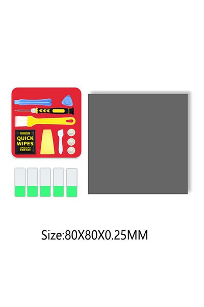 UPSIREN 80x80x0.25 Honeywell Ptm7950 8.5w Phase Change Silicone Pad Sheet شحوم سيليكون متغيرة الطور للكمبيوتر المحمول