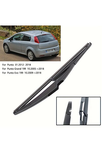 Choice 12in 12" Rear Wiper Blade Windshield Windscreen Clean Tailgate Window Rain Brush For Fiat Grande P