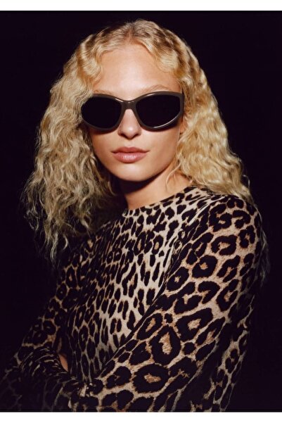 Şahika Gürkan To The Moon & Sun Leopar  Streç Bluz