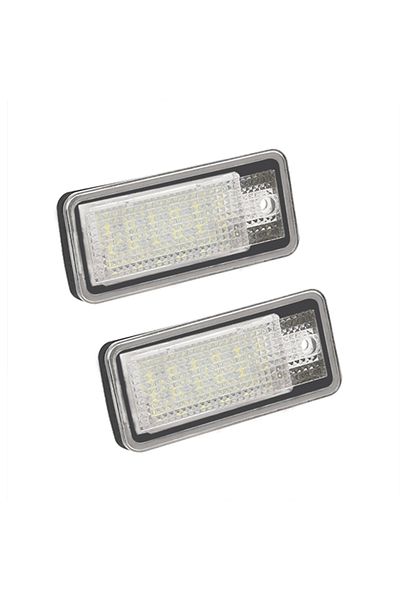 Choice 2 قطعة LED لوحة أرقام ضوء لأودي A3 A4 S4 RS4 B6 B7 A6 RS6 S6 C6 S5 Q7 A8 S8 أفانت Canbus خطأ...